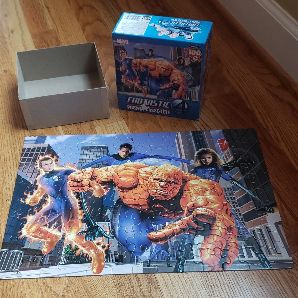 Fantastic Four Puzzle By Marvel- 100 Piece- 5+ Age